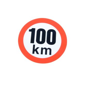 Sebesség matrica 100 km, 150 mm átmérő