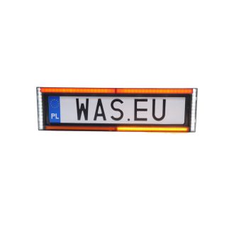 Egyesített lámpa W253 (2109) rendszámkeretben, WAS