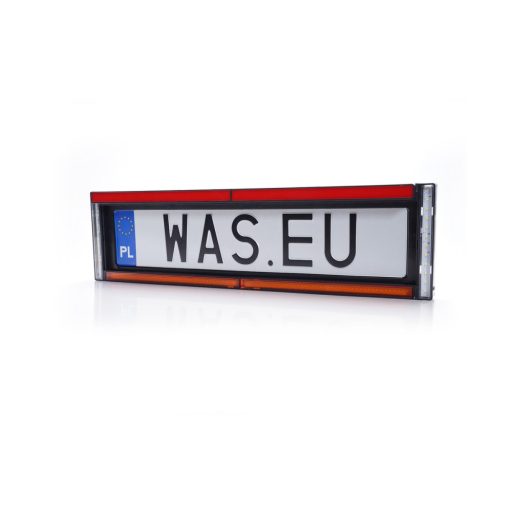 Egyesített lámpa W253 (2109) rendszámkeretben, WAS