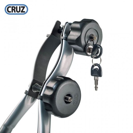 CRUZ Bike-Rack G, Dupla gombos rendszer, zárható
