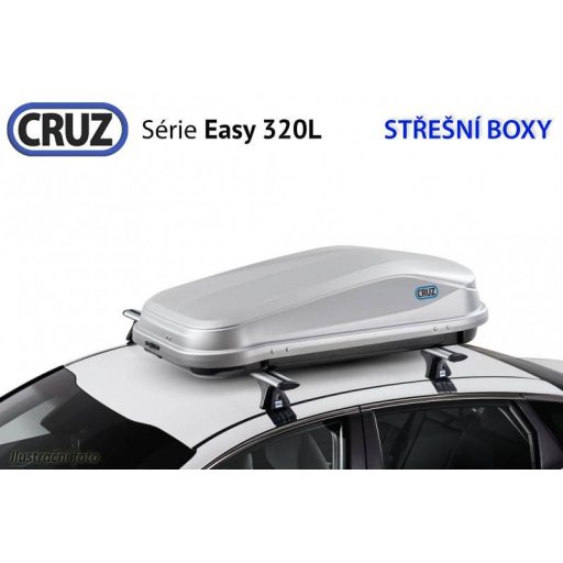 Tetőbox CRUZ EASY 320GM, matt szürke