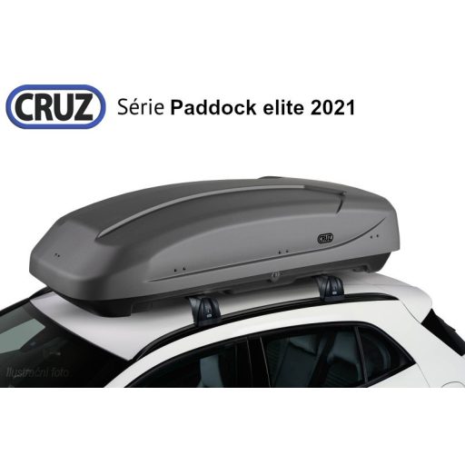 Tetőbox CRUZ Paddock elite 470GT, szürke textúra
