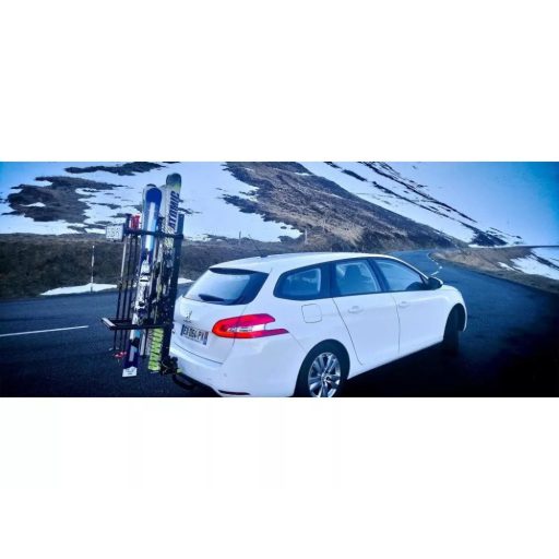 Ski Rack síléc- és snowboardszállító vonóhorogra, BUZZRACK