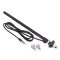 Teleszkópos antenna sárvédőbe, króm, Carmotion