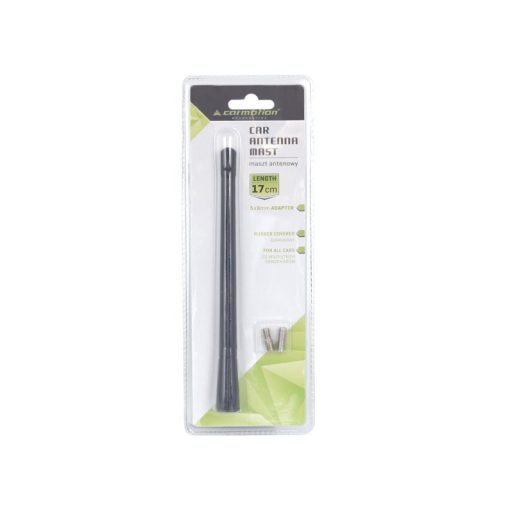 Antenna rúd 17 cm, gumi, adapterek 5, 6 mm, Carmotion