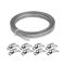 Csavarozható tömlőbilincs - készlet 3 m x 8 mm + 8 bilincs, Carmotion