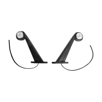 Helyzetjelző DOB-65 LED, piros-fehér