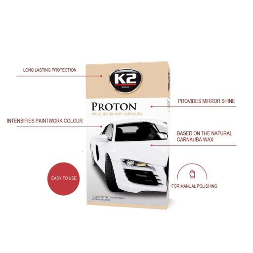 K2 PROTON 200 g Carnauba wax - kemény viasz
