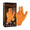 Grippaz Nitrile Fishscale 240mm 6mil 50pcs/box Orange Size L