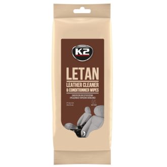 K2 LETAN TÖRLŐK Bőrkárpitos törlőkendők