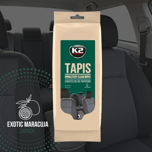 K2 TAPIS TÖRLŐKÉSZLET Szövet kárpittörlőkendők