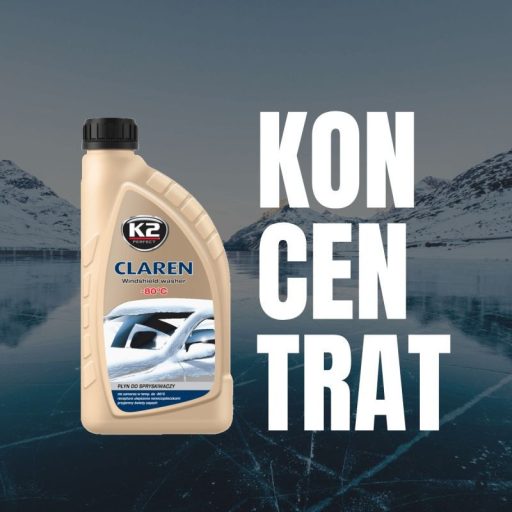 K2 Ablakmosó folyadék téli koncentrátum -80°C