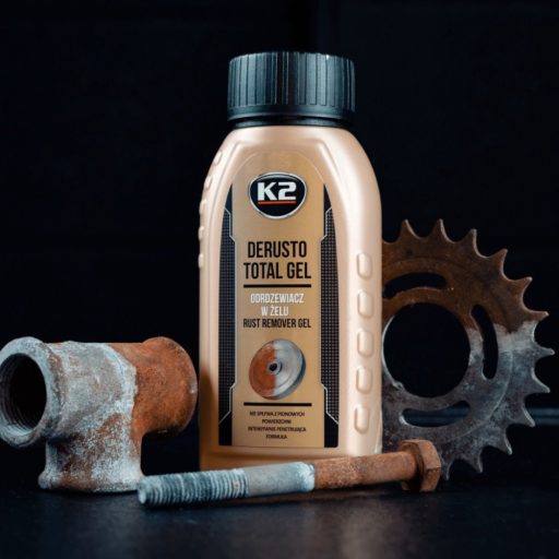 Rozsdaeltávolító K2 DERUSTO TOTAL GEL 250 ml, K2