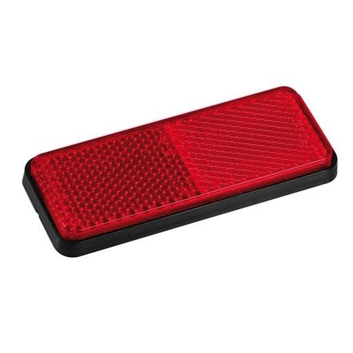 Prizma piros MOTO 90x35 mm, hátsó