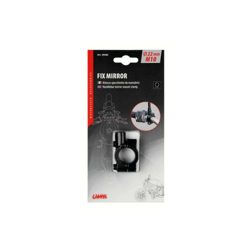 Kormány tükör adapter 22 mm átmérő, menet M10 x 1,25