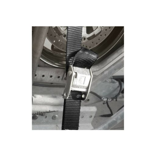 Rögzítő heveder fém csattal speciális (motorok és kerékpárok szállítááshoz) 1,5 t / 3,6 m heveder 38 mm LAMPA