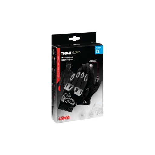 Motoros kesztyű TOUGH XL méret, LAMPA