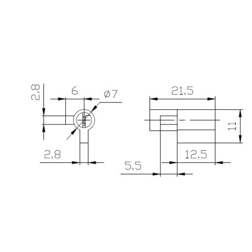 Kapcsolófej zár LK-01 (betét), Multipa