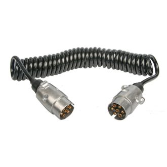   Spirális összekötő kábel 2 x 7-pin, 7 x 1 mm, AL csatlakozók, MULTIPA