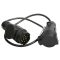 Dugalj átalakító/adapter 13/7-pin kábel 0,3 m, MULTIPA