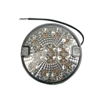 Tolatólámpa, kerek, 140 mm, 14 x LED, 12/24 V MULTIPA