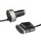 Szivargyújtó töltő 12/24 V, 2 x USB + 2 x USB 5.1 klipszes kábellel klipszel, MyWay