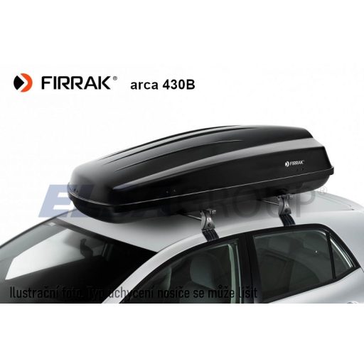 ARCA 430B tetőbox, fényes fekete, FIRRAK
