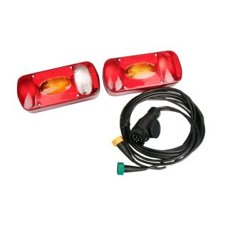   Utánfutó elektromos vezeték 13pin / 5 m MD-36 lámpákkal, SET