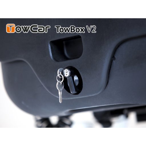 TowCar TowBox V2 fekete, vonóhoroghoz