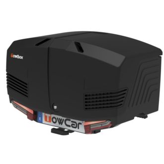 TowCar TowBox V3 fekete, zárt, vonóhoroghoz