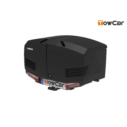 TowCar TowBox V3 fekete, zárt, vonóhoroghoz