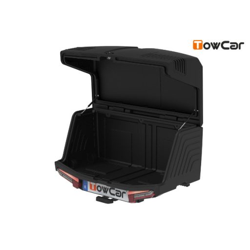 TowCar TowBox V3 fekete, zárt, vonóhoroghoz