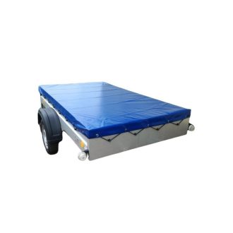   Ponyva utánfutóra 2320 x 1320 mm, kék, CZ gyártmány (szőtt vászon 650 g/m2)