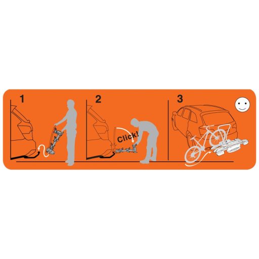 FOLDCLICK 3 YAKIMA | Kerékpárszállító vonóhorogra